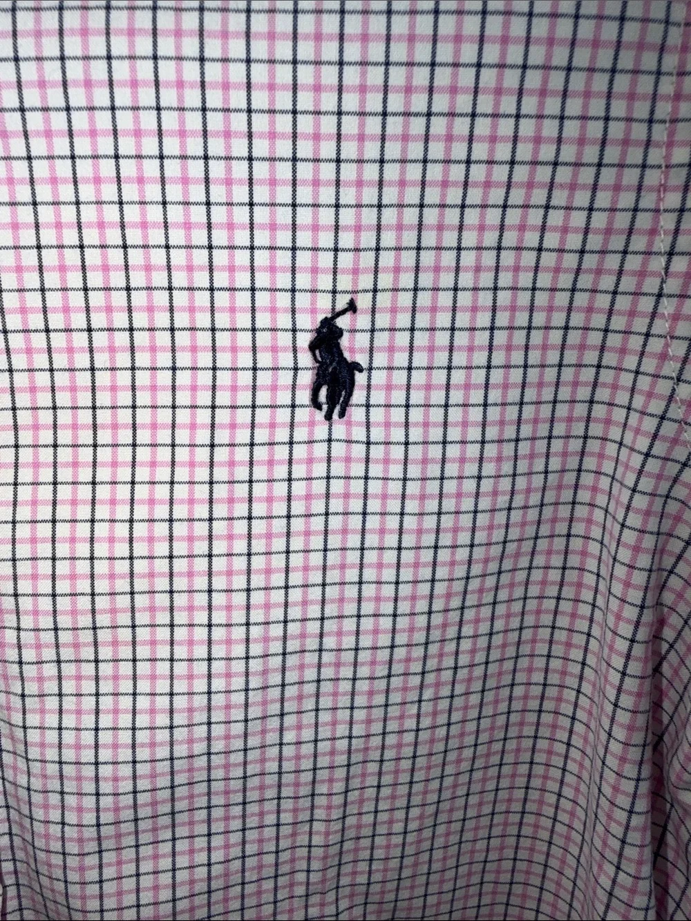 Ralph Lauren Boys Pink & Blue Micro-Check Button-Down Shirt